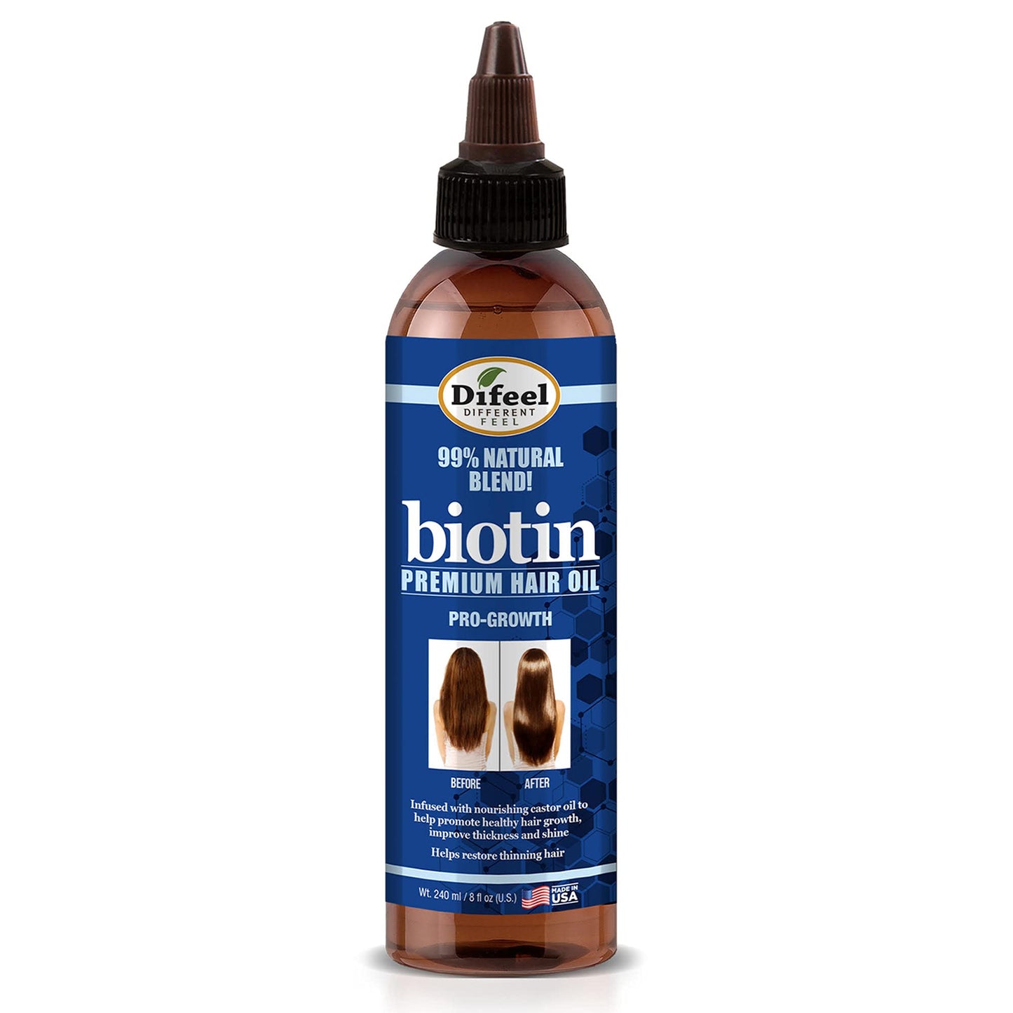 Difeel Biotin Progrowth Premium Hair Oil 8 oz. Beauty & Personal Care Difeel