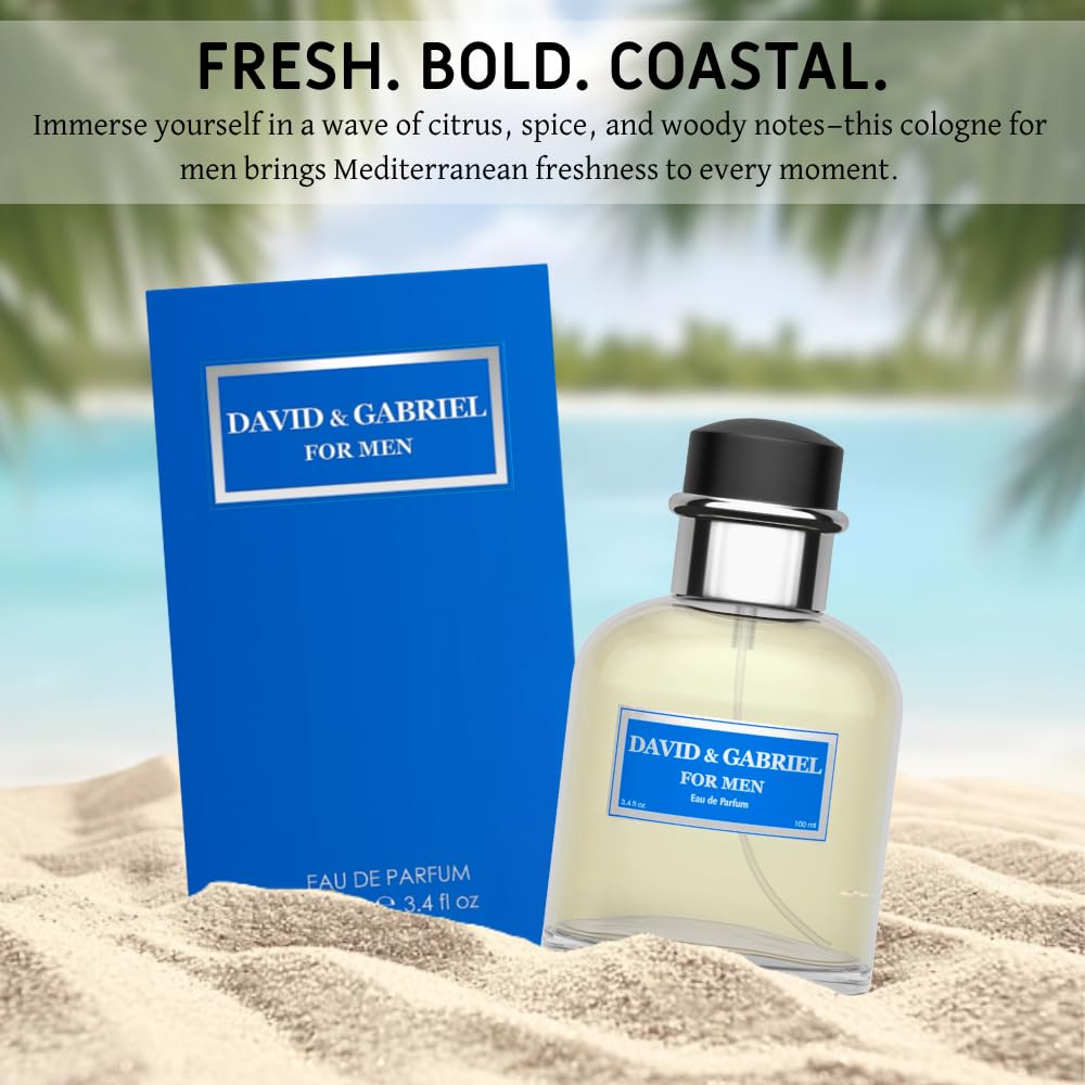 Sandora Fragrances Perfume for Men - INSPIRED by A WORLD RENOWNED MEN’S PERFUME - Grapefruit, Juniper, Rosemary, Oakmoss - Fresh, Aquatic, Crisp Beauty & Personal Care Sandora Fragrances