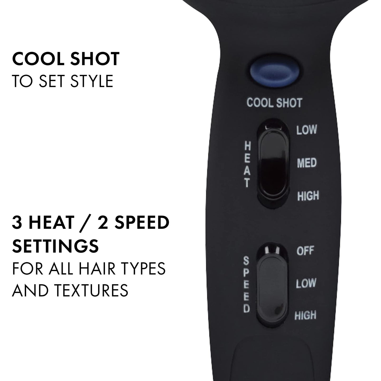 Hot Tools Pro Artist Turbo Styling Hair Dryer | Lightweight and Quiet, Silver/Black, 1 Count (Pack of 1) Beauty & Personal Care HOT TOOLS