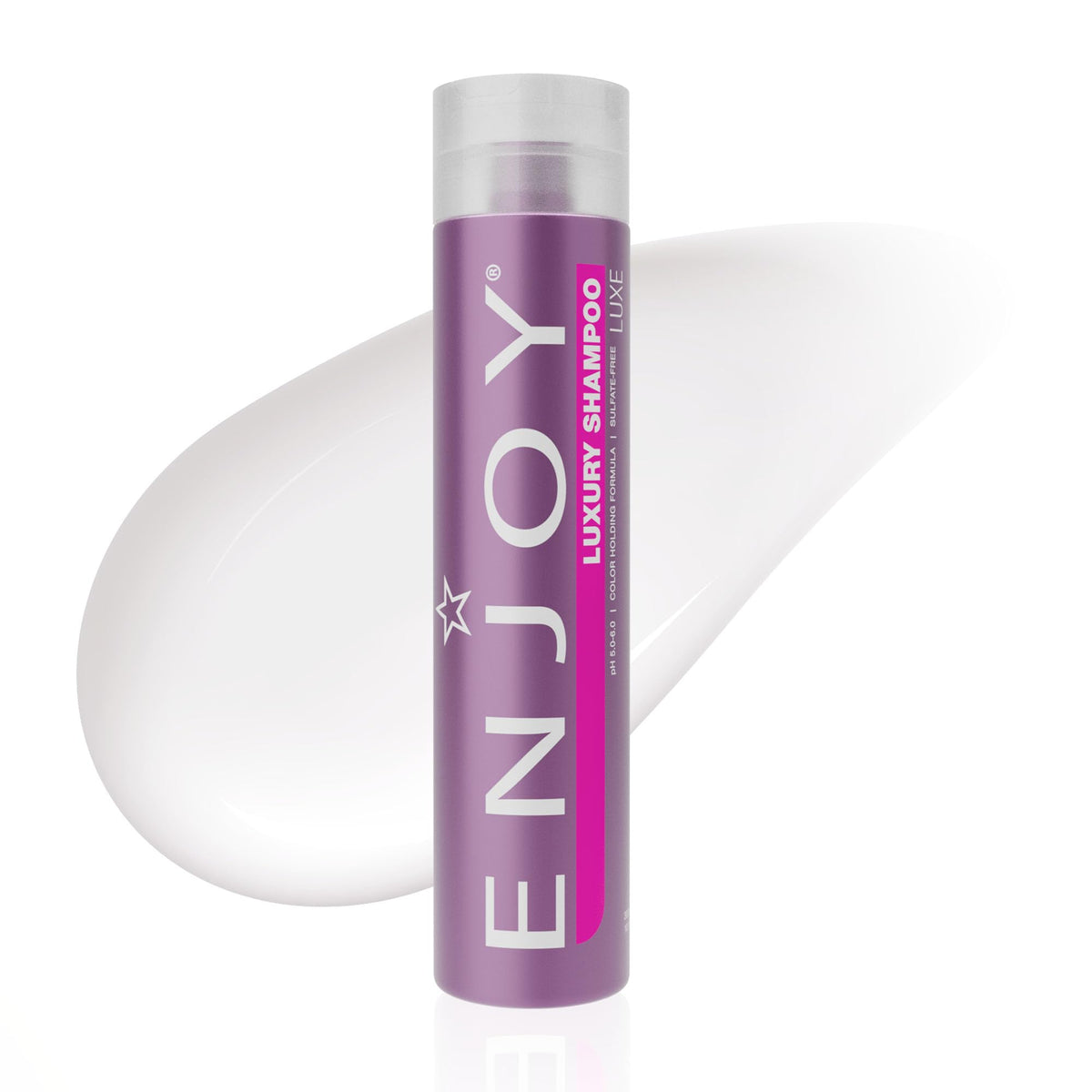 Enjoy Luxury Shampoo - Eliminates Frizz Cleansing Moisturizing Smoothing - Sulfate Free For Thick Coarse or Curly Hair (10.1 Fl Oz) Beauty & Personal Care Enjoy