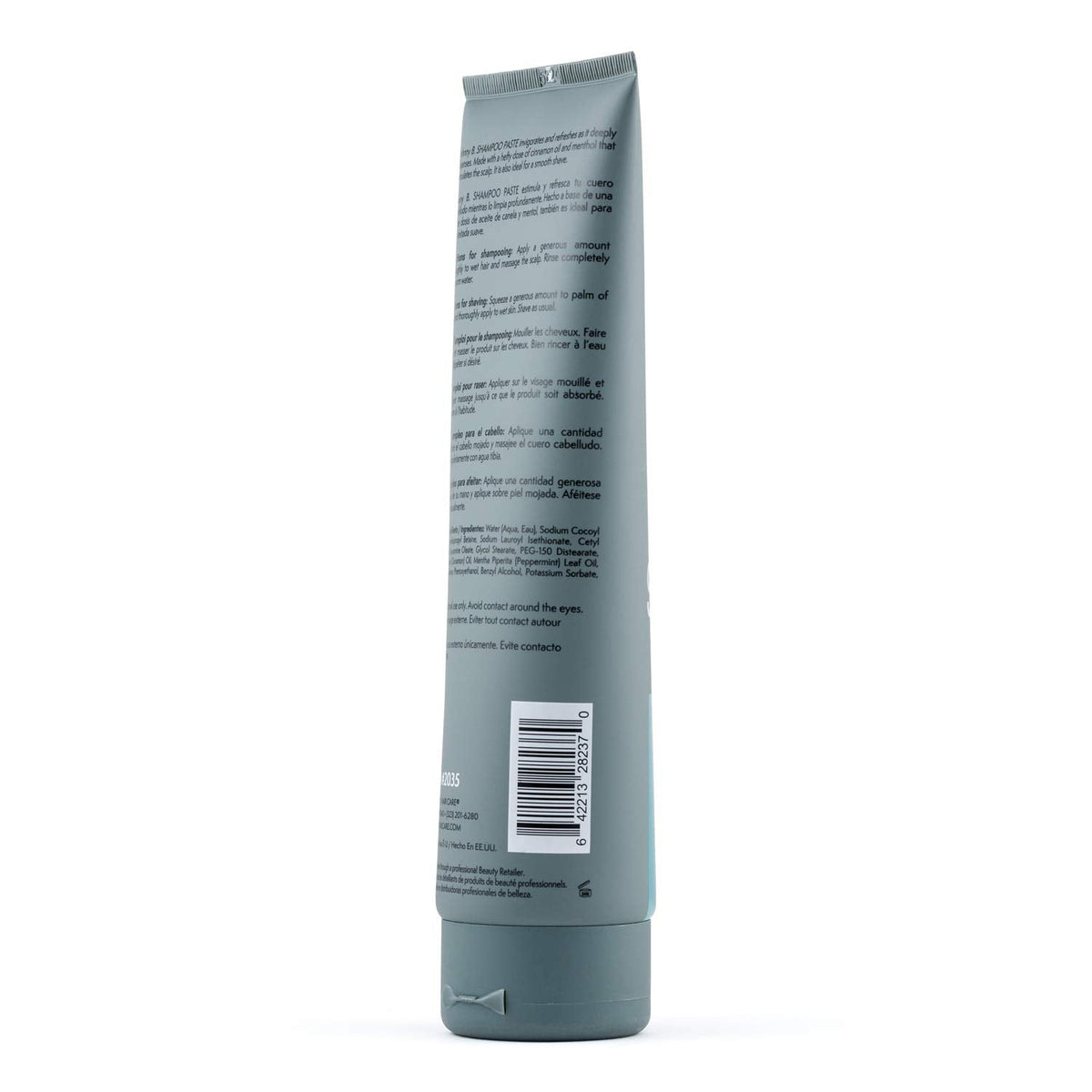 JOHNNY B. Shampoo & Shave Paste, Professional Multipurpose Men’s Product 6.7 oz. Beauty & Personal Care JOHNNY B.