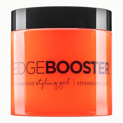 Style Factor EDGE BOOSTER® Strong Hold Styling Gel | Alcohol-Free Hair Gel with Camellia Sinensis Seed Oil for Curly, Wavy & Sleek Styles | Frizz Beauty & Personal Care Style Factor