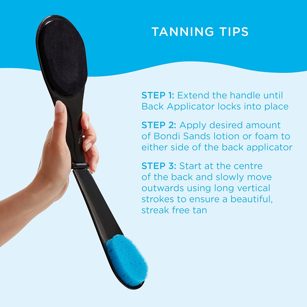 Bondi Sands Self-Tanning Back Applicator | Easy-to-Use Device Promotes Healthy, Glowing, Streak-Free Tan | Includes 1 Applicator and Spare Pads Beauty & Personal Care Bondi Sands