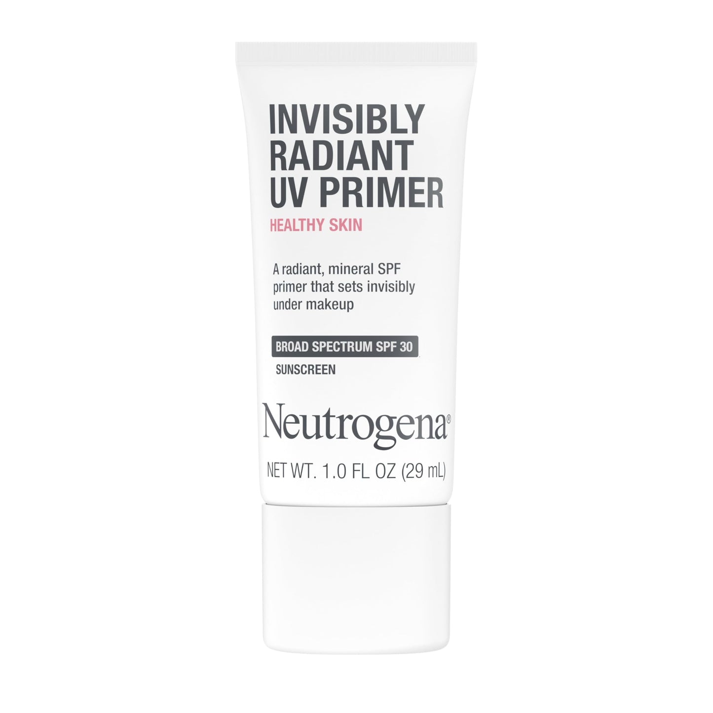 Neutrogena Healthy Skin Invisibly Radiant UV Face Primer with SPF 30, Mineral Sunscreen Makeup Primer, Broad Spectrum SPF 30, Suitable for All Skin Beauty & Personal Care Neutrogena