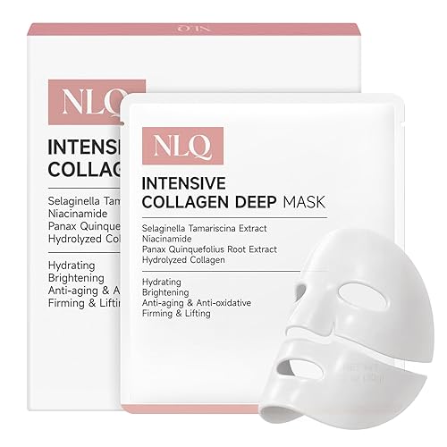 NLQ Intensive Collagen Deep Mask Skincare, Hydrating Overnight Face Mask for Glass Skin, Pore Refining, Firming & Plumping, Travel Essentials Beauty & Personal Care NLQ