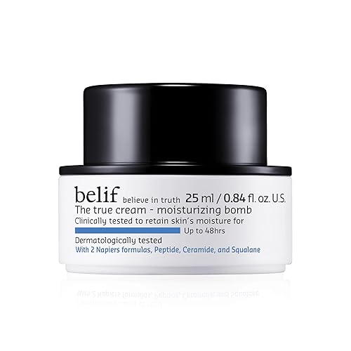 belif Moisturizing Bomb - Daily Ceramide Moisturizer with Peptide & Squalane, 48hr Hydration & Anti-Aging Cream, Milky & Lightweight, Restores Skin Beauty & Personal Care belif