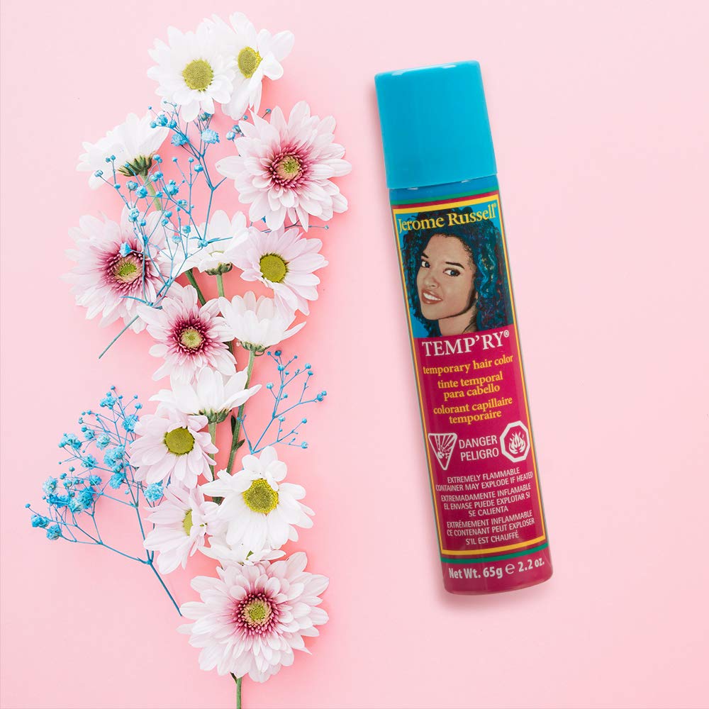 Jerome Russell Spray-On Temporary Vivid Hair Color - Red Wine Intense, Fast-Drying, Non-Sticky, Travel Size Hair Dye, 2.2 oz Beauty & Personal Care Jerome Russell