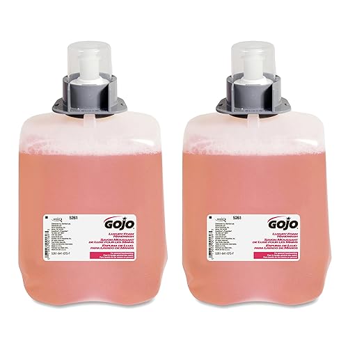 GOJO Luxury Foam Handwash, Cranberry Fragrance, EcoLogo Certified, 2000 mL Hand Soap Refill FMX-20 Push-Style Soap Dispenser (Pack of 2) - 5261-02 Beauty & Personal Care GOJO