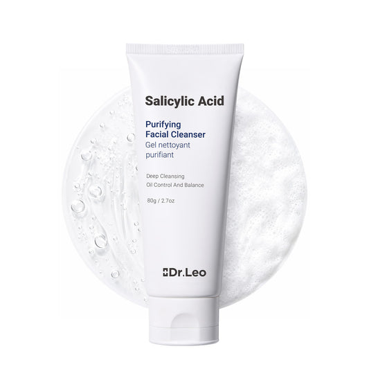 Dr.leo Salicylic Acid Cleanser, Acne Face Wash for Oily Skin - Daily Oil Control, Gentle Plant Extracts, 8 Amino Acids, Deep Cleans Minimizes Pores Beauty & Personal Care Dr.Leo