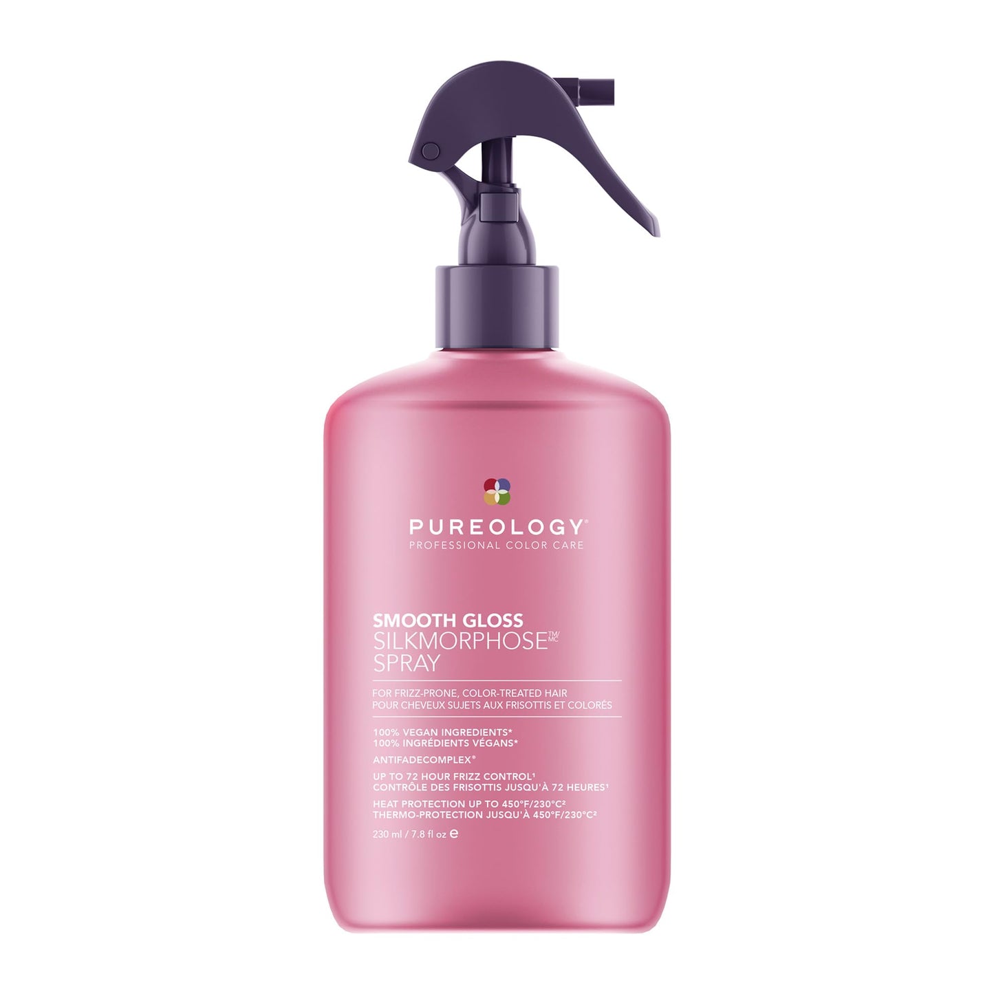 Pureology Smooth Gloss Silkmorphose Spray - Heat-Activated Leave In Treatment Spray, Frizz Control & Humidity Protection, Adds Hair Shine, Beauty and Personal Care Pureology
