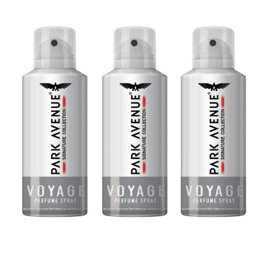 Park Avenue Voyage Fragrant Deo (Deodorant) (1 + 1 + 1) For Men Beauty and Personal Care Park Avenue