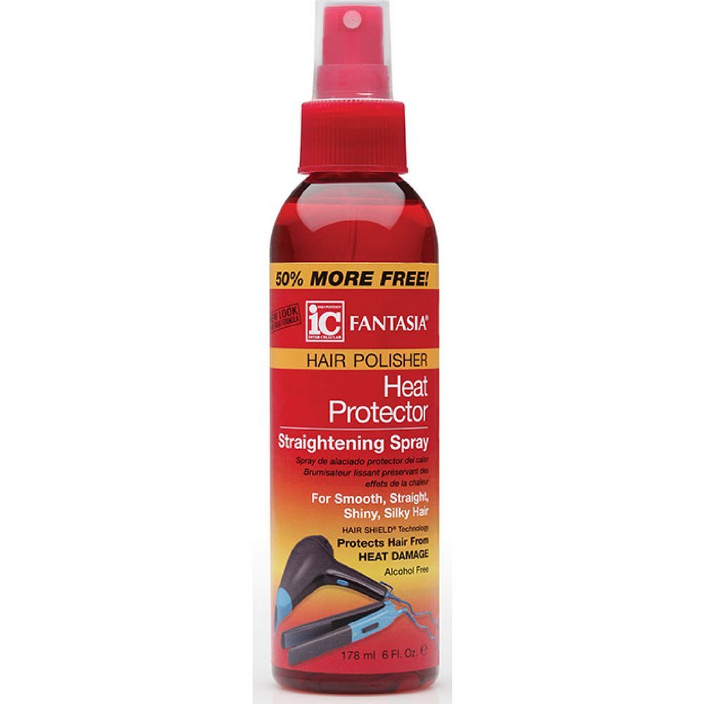 Fantasia Hair Polisher Heat Protector Straightening Spray, 6 oz Beauty & Personal Care Fantasia