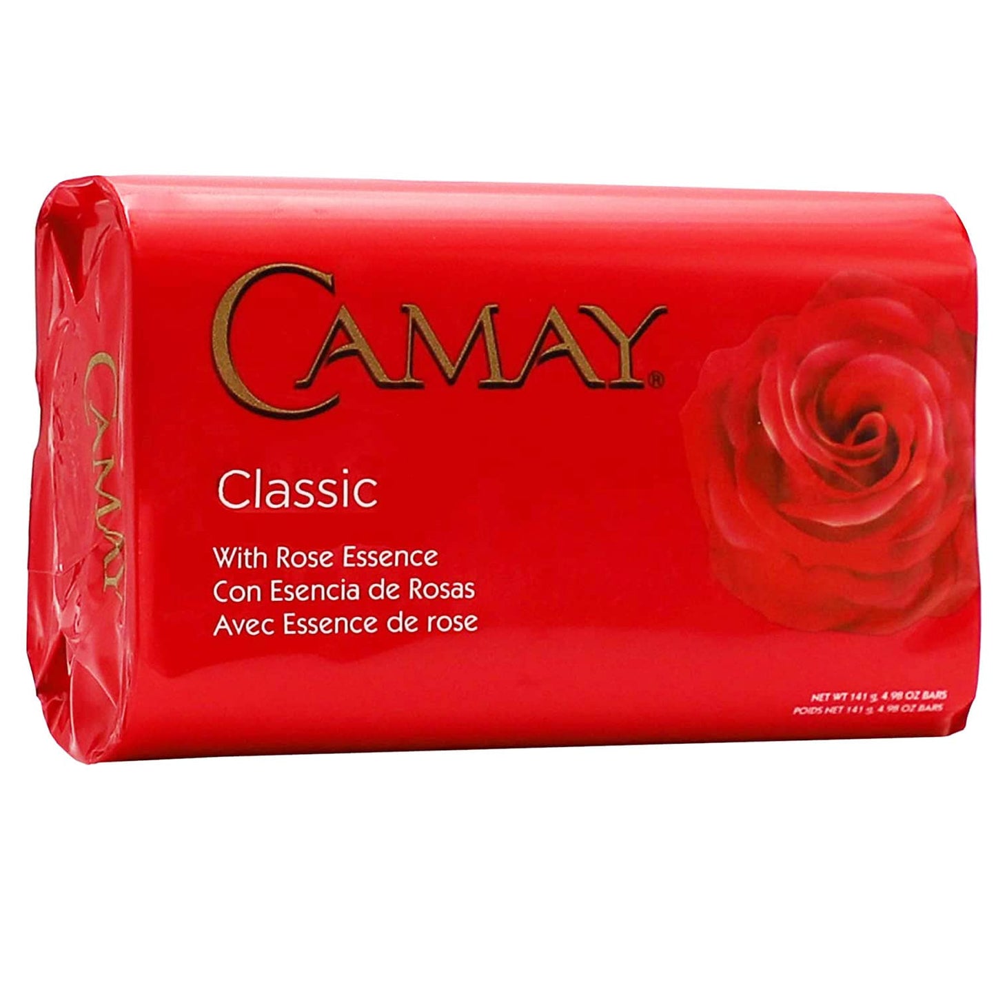 Camay Classic Bar Soap, Rose Essence, 4.98 Oz Each Soap, 6 Bar Soaps. Beauty & Personal Care Camay
