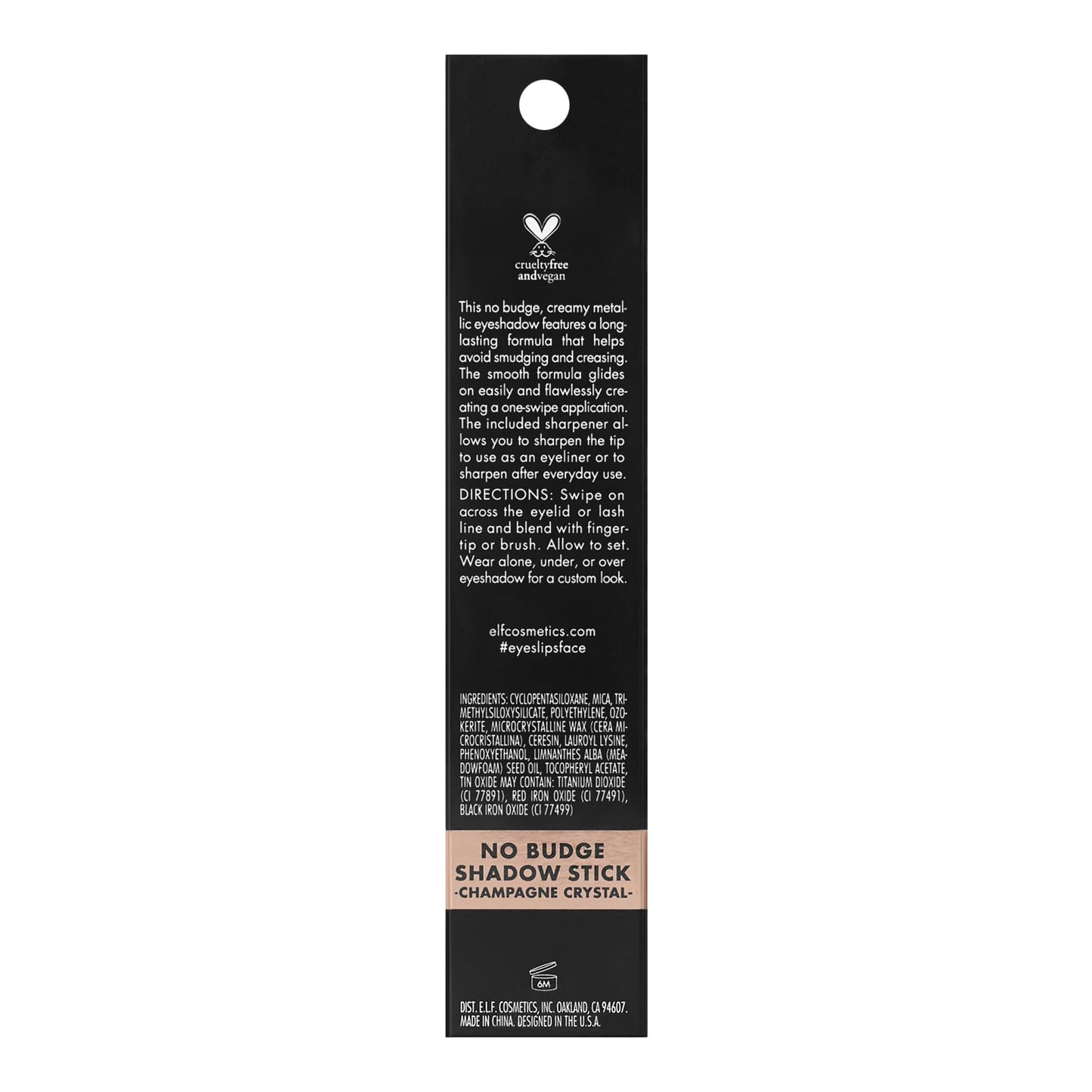 e.l.f. No Budge Shadow Stick, Blue Steel Beauty & Personal Care e.l.f.