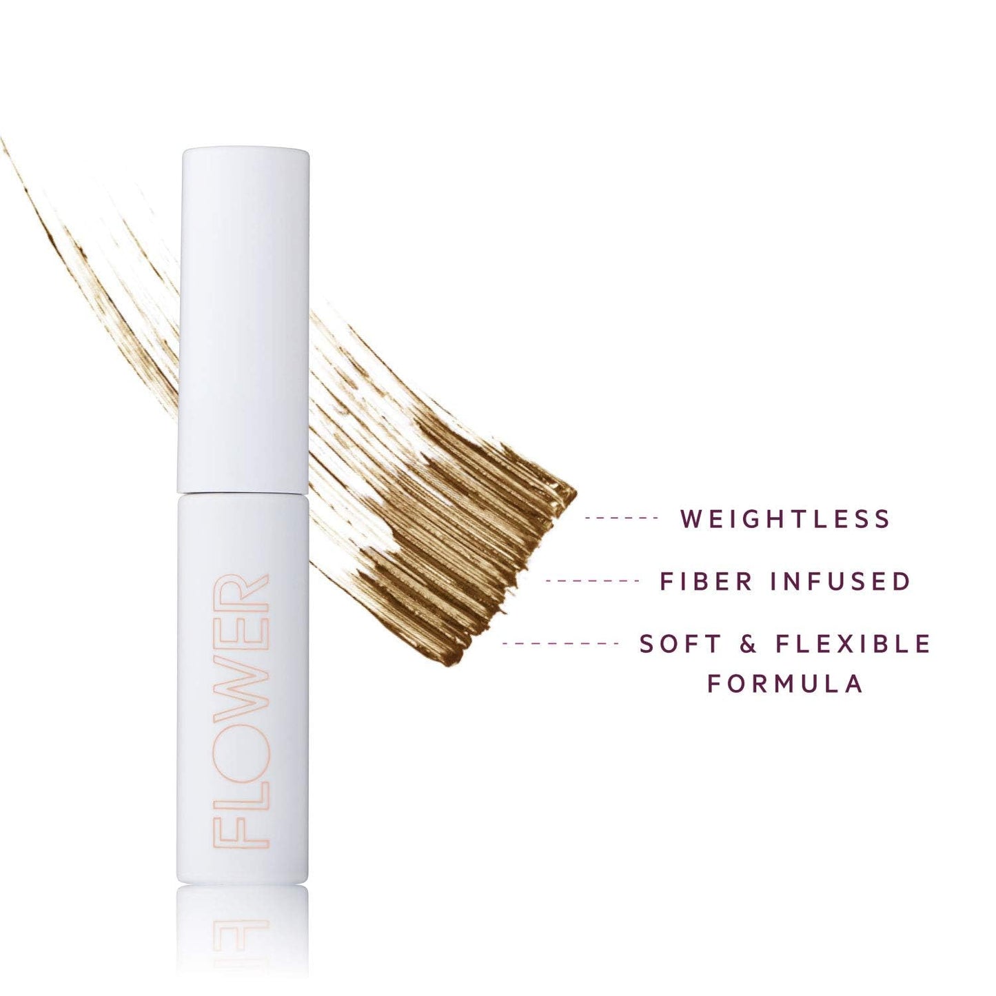 FLOWER BEAUTY By Drew Barrymore Fiber Fix Eyebrow Gel - Tinted Brow Mascara + Fixative for Eyebrows -Long-Lasting + Natural Finish -Vegan + Beauty & Personal Care FLOWER BEAUTY