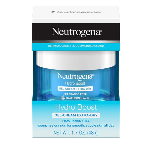 Neutrogena Hydro Boost Hyaluronic Acid Hydrating Face Moisturizer Gel-Cream to Hydrate and Smooth Extra-Dry Skin, 1.7 oz (Pack of 2) Beauty & Personal Care Neutrogena