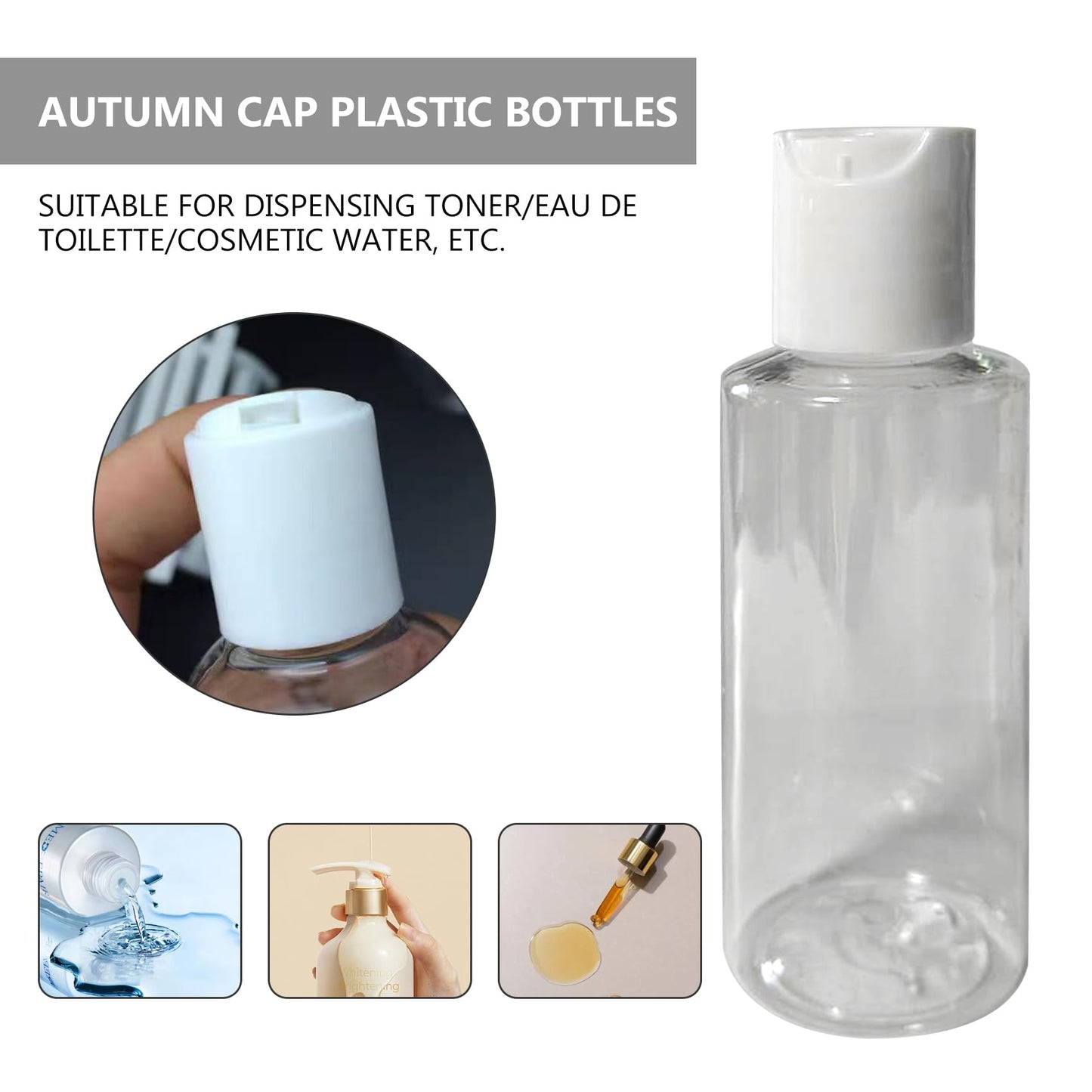 Soft 'N Style Empty Travel Size Bottles Set Plastic Travel Size Empty Bottles, Set of 7 Refillable Cosmetic Container Toiletry Bottles Set or Lotion Beauty & Personal Care Soft 'N Style