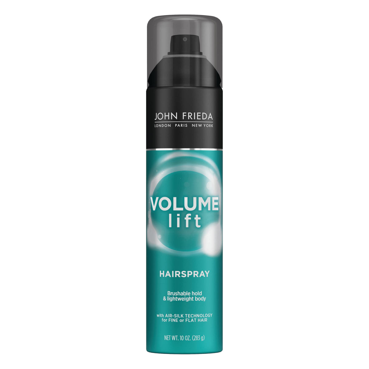 John Frieda Volume Lift Hairspray, Volumizing Hairspray with Air-Silk Technology for Fine or Flat Hair, Adds Body, Long-Lasting Hold, and Fullness for