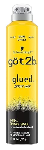 Got 2B Glued Spray Wax 2-In-1 8 Ounce (Pack of 2) Beauty & Personal Care Got2B