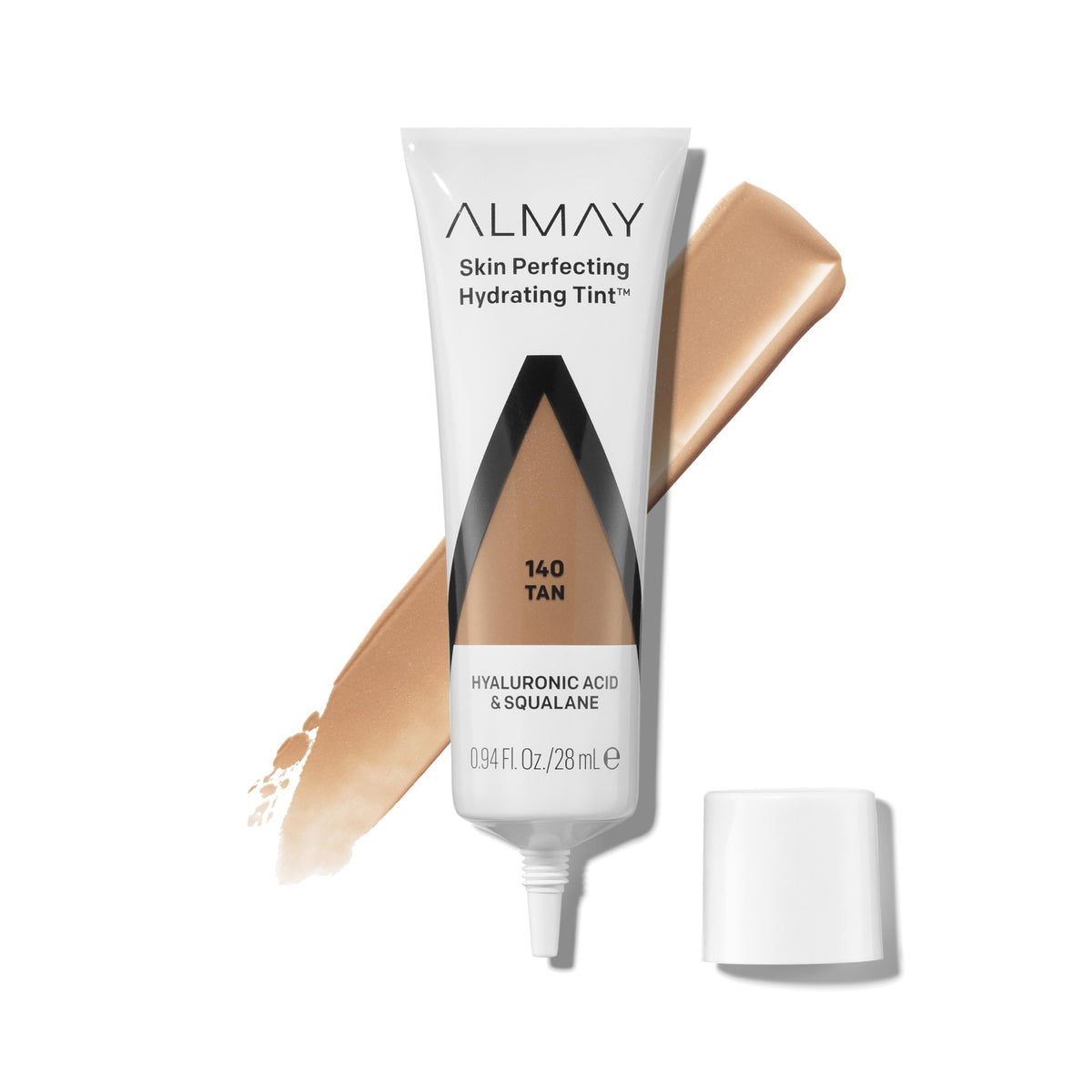 Almay Skin Perfecting Hydrating Tint Foundation, 140 Tan, 0.94 fl oz