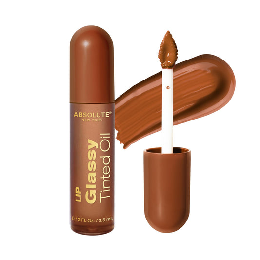 Absolute New York Dewy Water Lip and Cheek Tint, Glassy Tinted Lip Oil, with Vitamin E, Squalane and Jojoba Seed Oil (MLTN06 Butter Cookie) Beauty & Personal Care Absolute New York