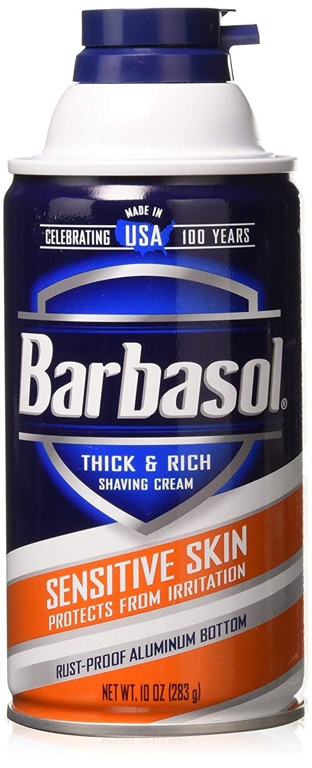 Barbasol Thick & Rich Shaving Cream, Sensitive Skin 10 oz (Pack of 7) Beauty and Personal Care Barbasol
