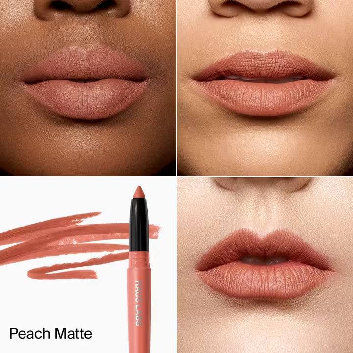 HAUS LABS BY LADY GAGA Le Monster Lip Crayon - Peach Matte & ENTEL Aloe vera Sheet Masque (BONUS) Beauty & Personal Care Haus Laboratories