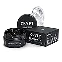 CRVFT Pomade 2oz - Semi-Matte Finish Shine - Original Hold Medium Strength (Gel) - Men’s Styling Product, Barber Approved - Water Based/Soluble - Boss Beauty & Personal Care Hair Craft Co.