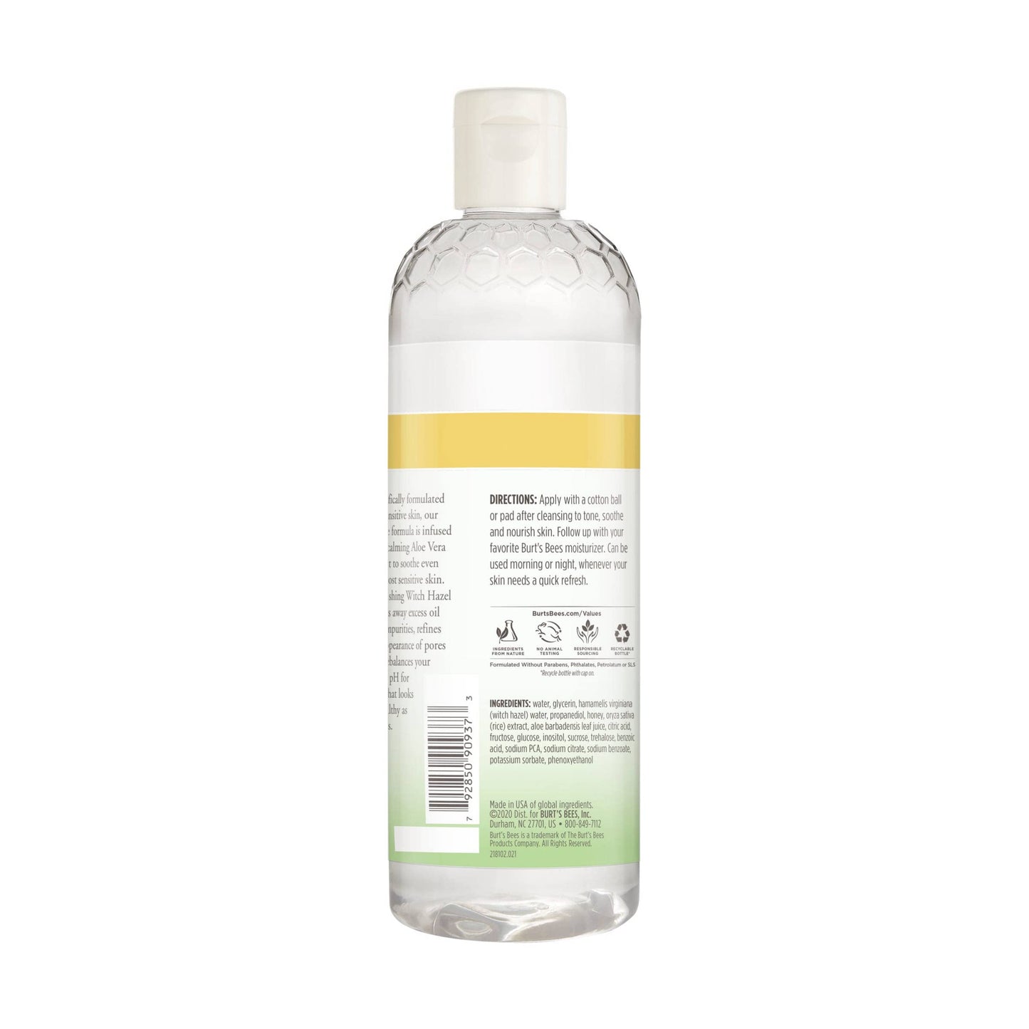 Burts Bees Sensitive Toner With Aloe Vera Unisex 12 oz Beauty & Personal Care Burt's Bees