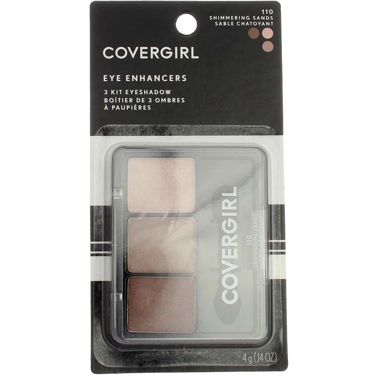 Covergirl Eye Enhancers Quick-Kit-Trio Shadow 110 Shimmering Sands, 0.14 Ounce Beauty & Personal Care COVERGIRL