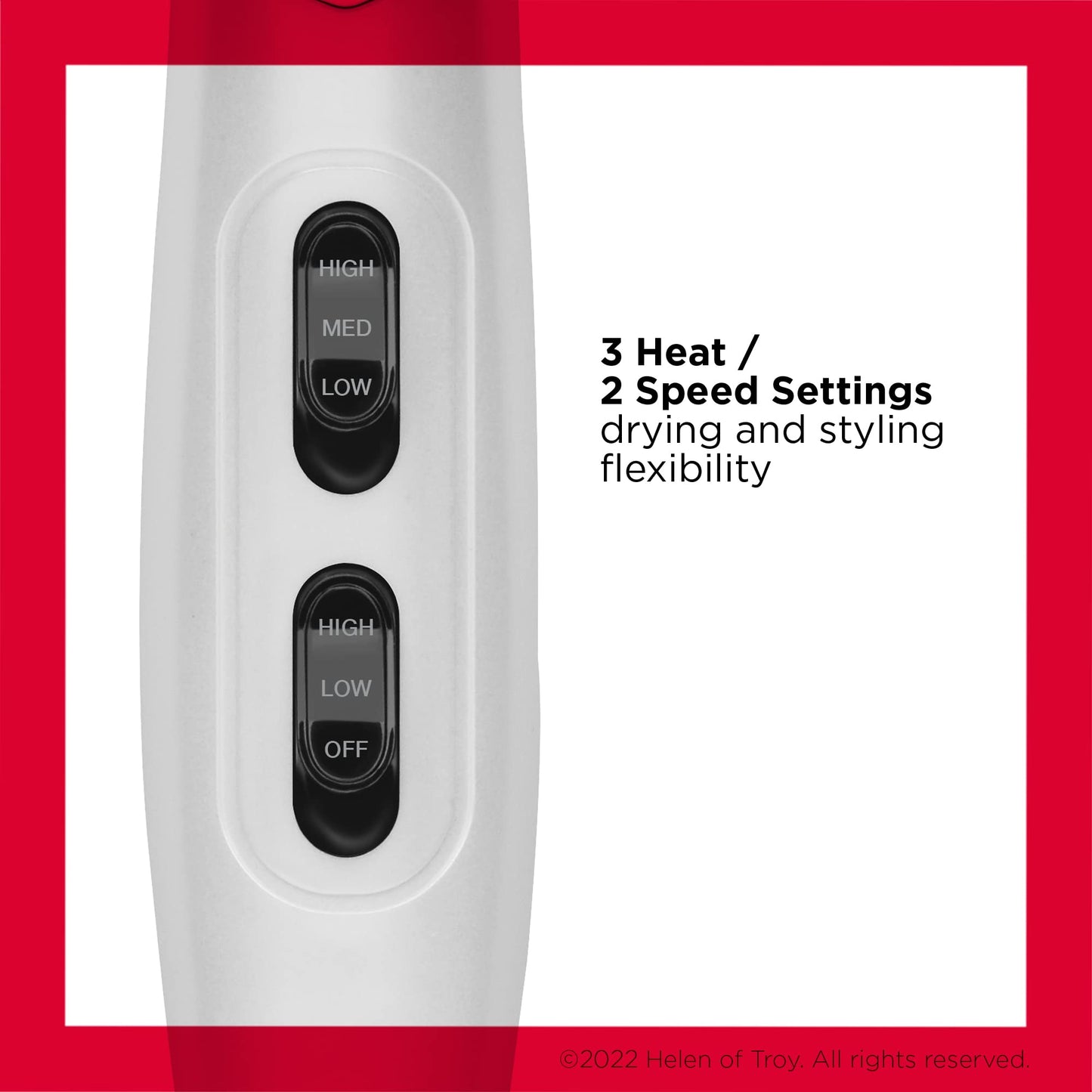 REVLON Volume Booster, Hair Dryer with Curl Enhancing Diffuser | Increase Volume, Decrease Frizz and Damage, Fast Drying, 1875 Watts (White) Beauty & Personal Care REVLON