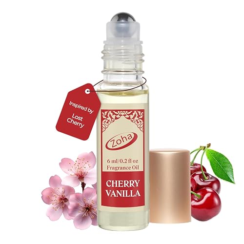 Zoha Cherry Vanilla Perfume for Women and Men | Impression of Tom-Ford Lost-Cherry | Alcohol-free Fragrance | 6ml Roller Beauty & Personal Care Zoha