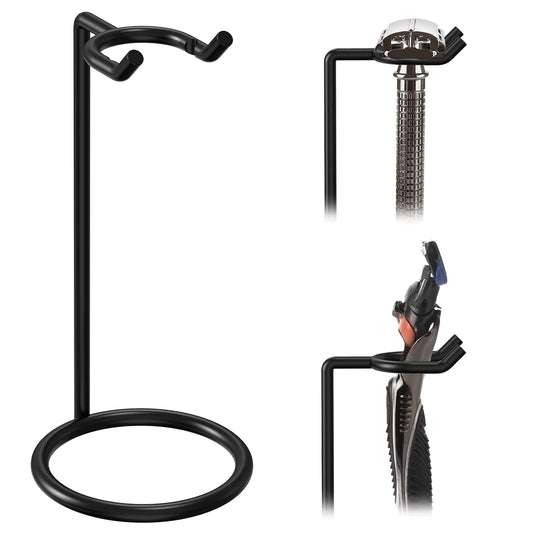 Linkidea Stainless Steel Safety Razor Stand, Men's Travel Shaving Razor Holder, Compatible with Gillette Fusion 5 Long Handle Safety Razor (Black) Beauty and Personal Care Linkidea