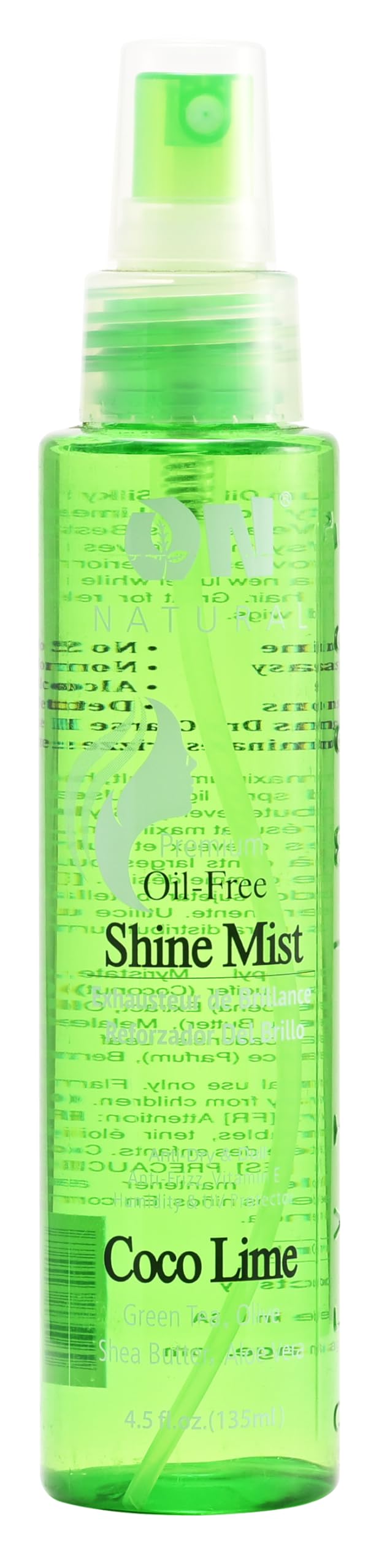 On Organic Natural Premium Oil-Free Weave & Wig Shine Mist Coco Lime 4.5 oz Beauty & Personal Care On Natural