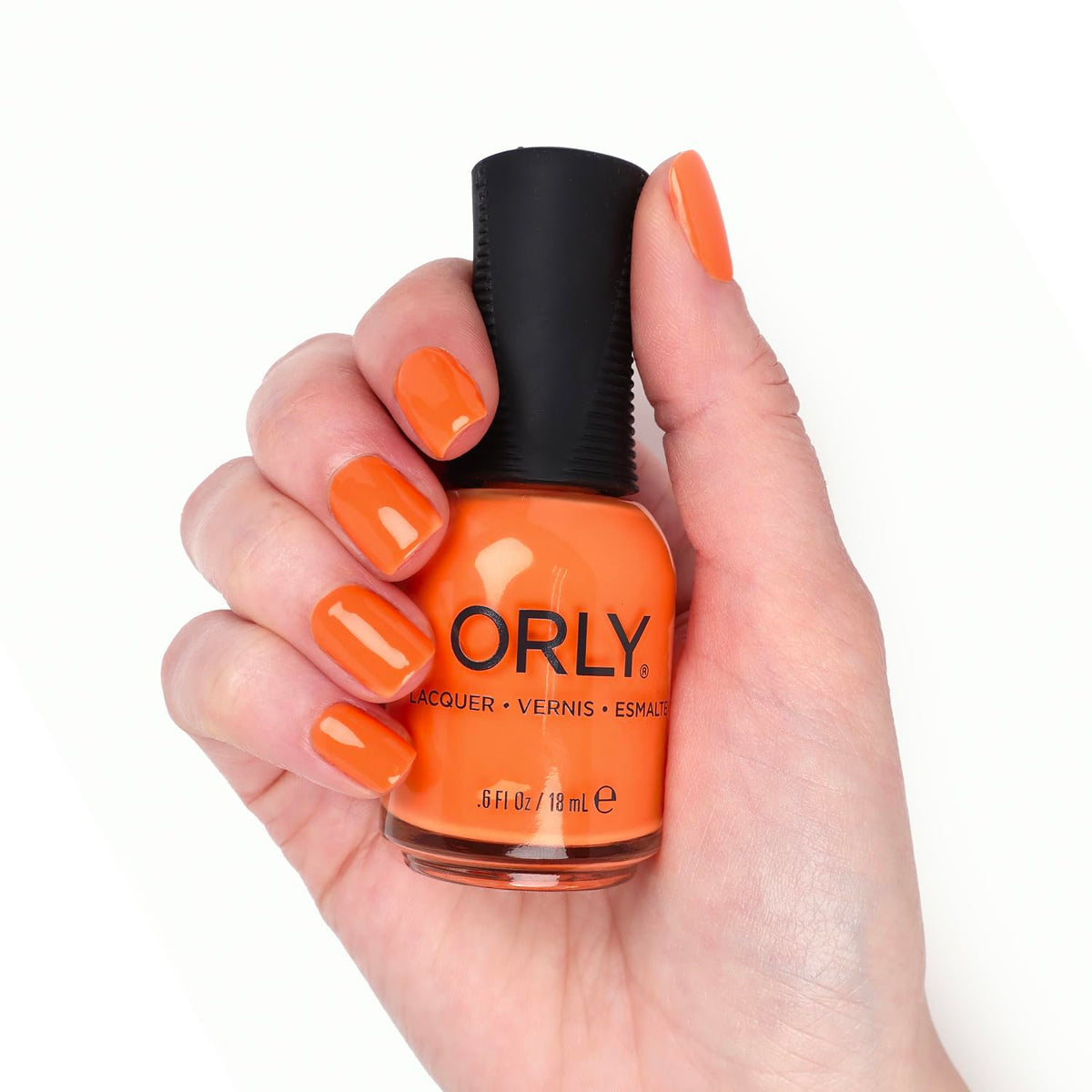 Orly Nail Polish Cowabunga ! | Limited Edited 1980s Collection |Neon Orange Creme | Long-Wearing, Quick Drying & Chip Resistant Formula | Salon-Like