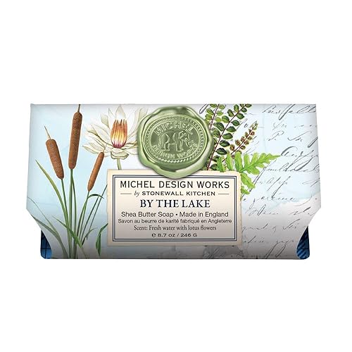 Michel Design Works Large Bath Soap Bar, By the Lake Beauty & Personal Care Michel Design Works