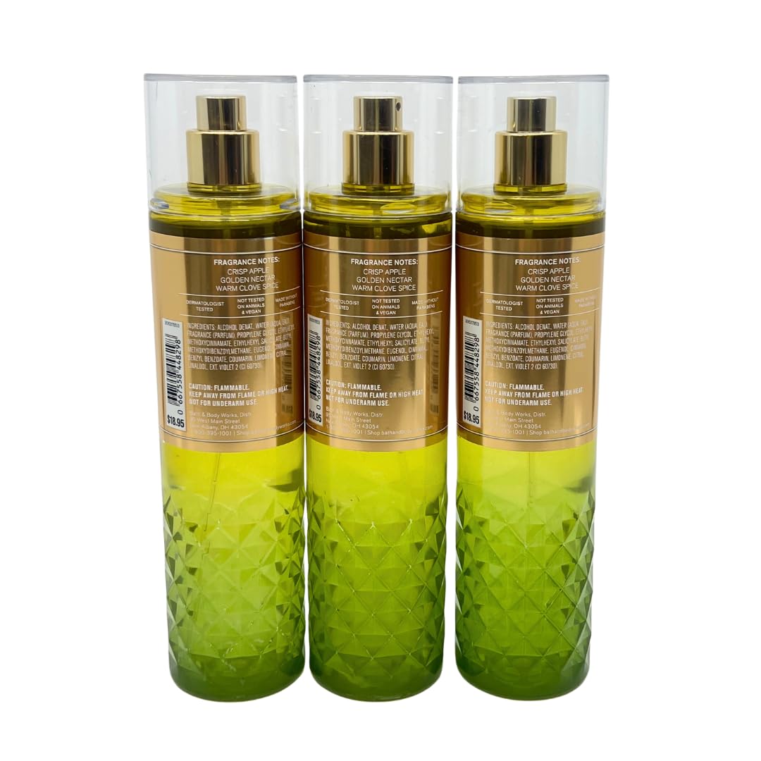 Bath & Body Works Leaves Fine Fragrance Mist 8 fl oz - Pack of 3 Beauty & Personal Care Bath & Body Works