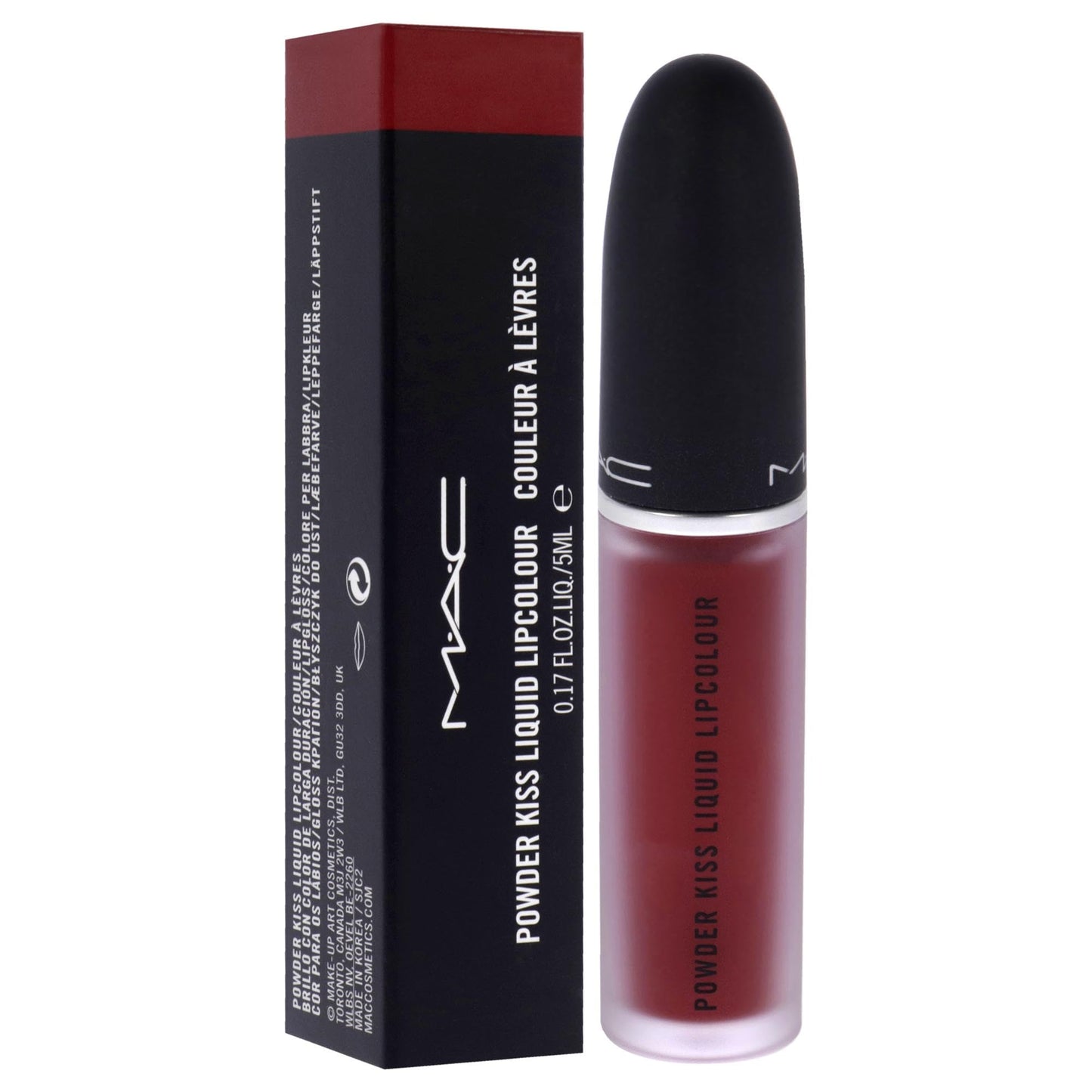 Powder Kiss Liquid Lipcolor - 975 Ruby Boo by MAC for Women - 0.17 oz Lipstick Beauty & Personal Care MAC