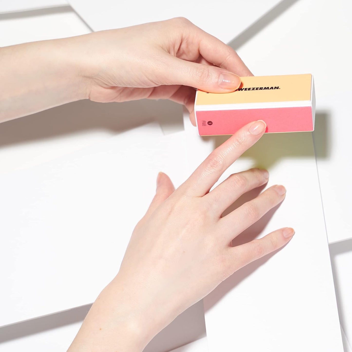 Tweezerman Neon 4-in- File, Smooth & Shine Block Beauty & Personal Care Tweezerman