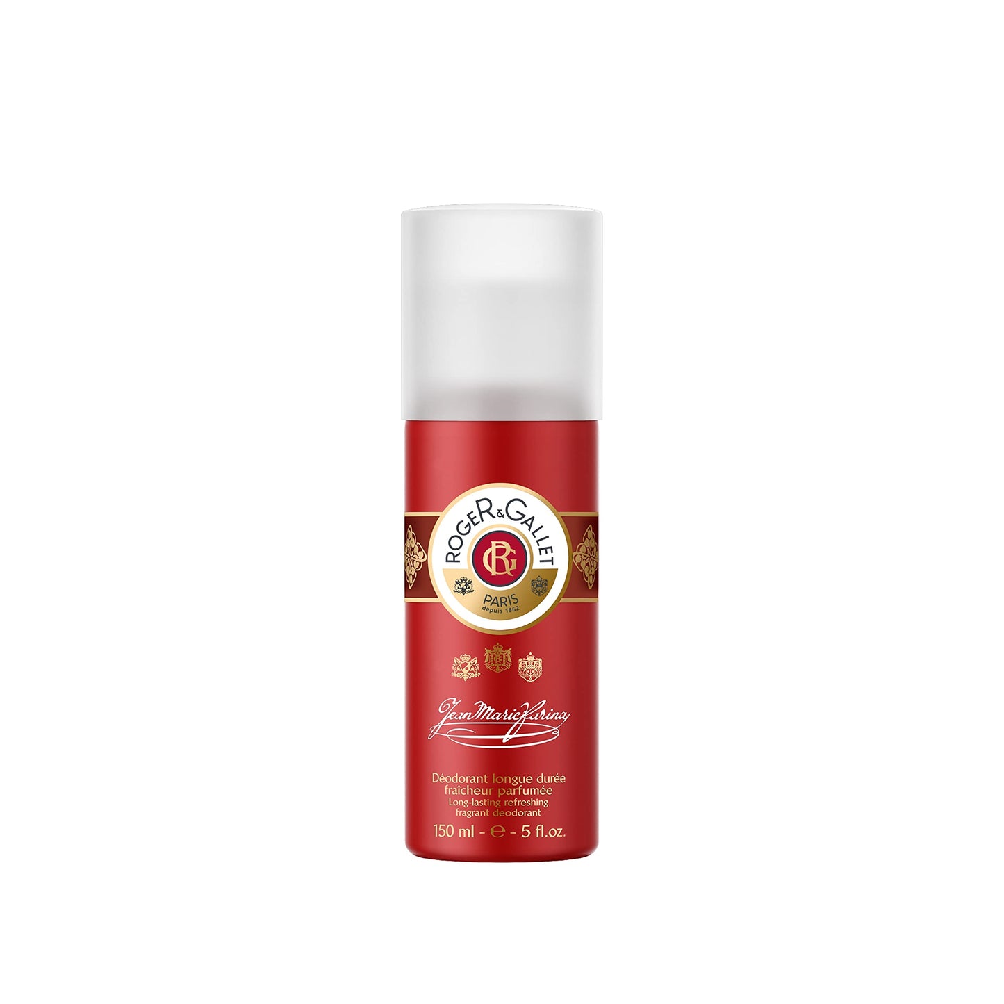 Roger & Gallet - Long-Lasting Deodorant Spray for Women - Jean-Marie Farina 150ml Beauty and Personal Care ROGER & GALLET