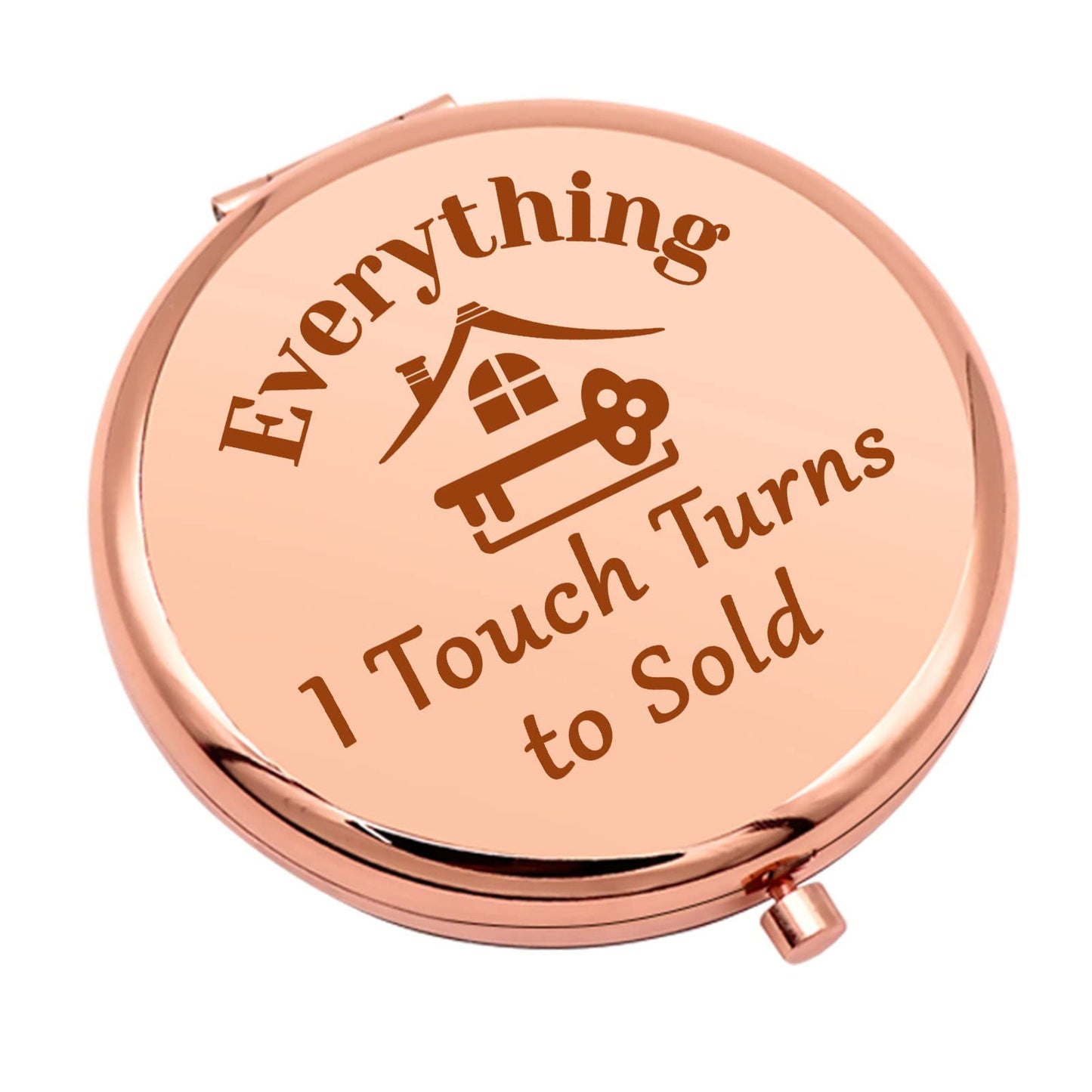 Realtor Gifts for Women Real Estate Agent Gift Compact Makeup Mirror Thank You Gift for Realtor Closing Gifts for Realtors Appreciation Presents Beauty & Personal Care Mwphuy