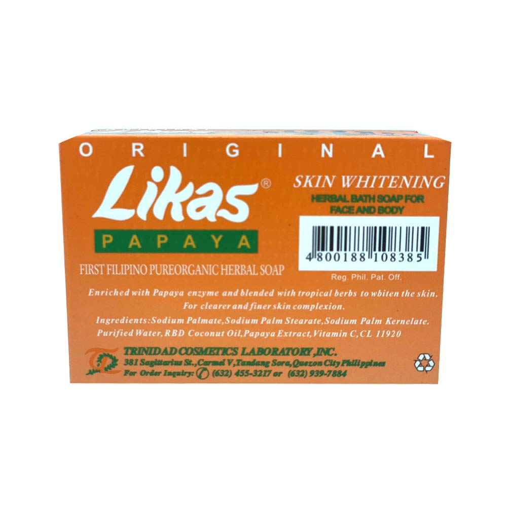 Likas Original Papaya Soap 1 pack - SET OF 4 Beauty & Personal Care Likas