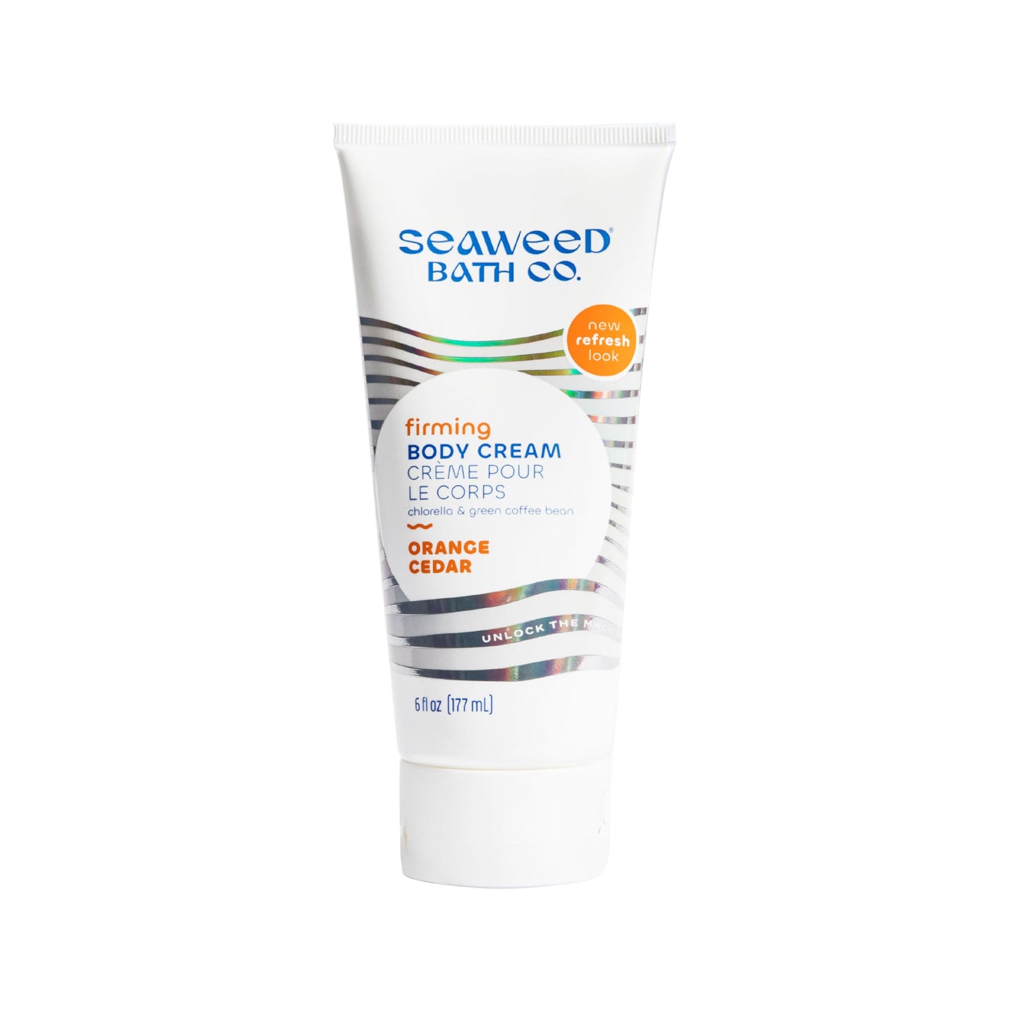 Seaweed Bath Co. Firming Body Cream, Orange Cedar Scent, 6 Ounce, Skin Toning Hand & Body Lotion Moisturizer for Dry Skin, with Sustainably Harvested Beauty & Personal Care The Seaweed Bath Co.