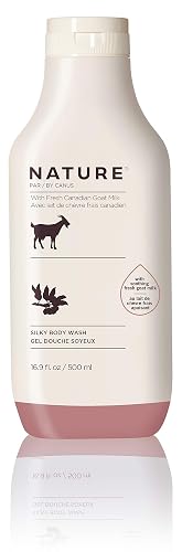 Nature by Canus Goat Milk Body Wash with Shea Butter, silky 16.9 fl oz cleanser for dry skin, fresh Canadian goat milk formula, no parabens Beauty & Personal Care Nature by Canus