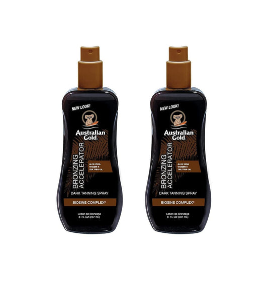 Australian Gold Accelerator Spray Gel with Bronzer 8 Ounce (Pack of 2) Beauty & Personal Care Australian Gold