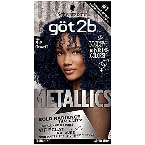 Got2B Metallics Permanent Hair Color, M66 Blue Charcoal Beauty & Personal Care Got2B