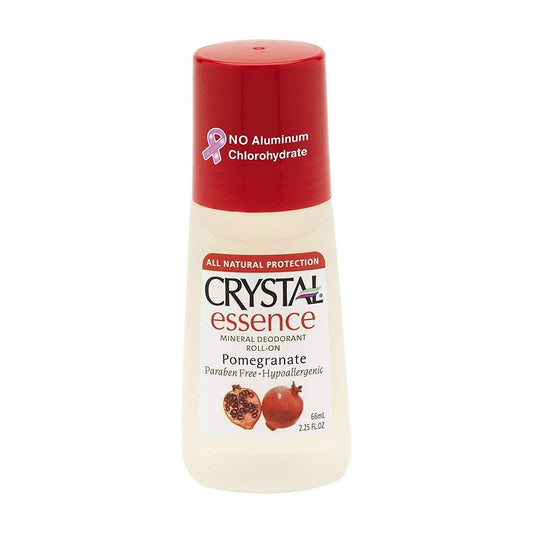 Crystal Essence Mineral Deodorant Roll-On, Pomegranate 2.25 oz ( Pack of 8) Beauty and Personal Care Crystal Essence