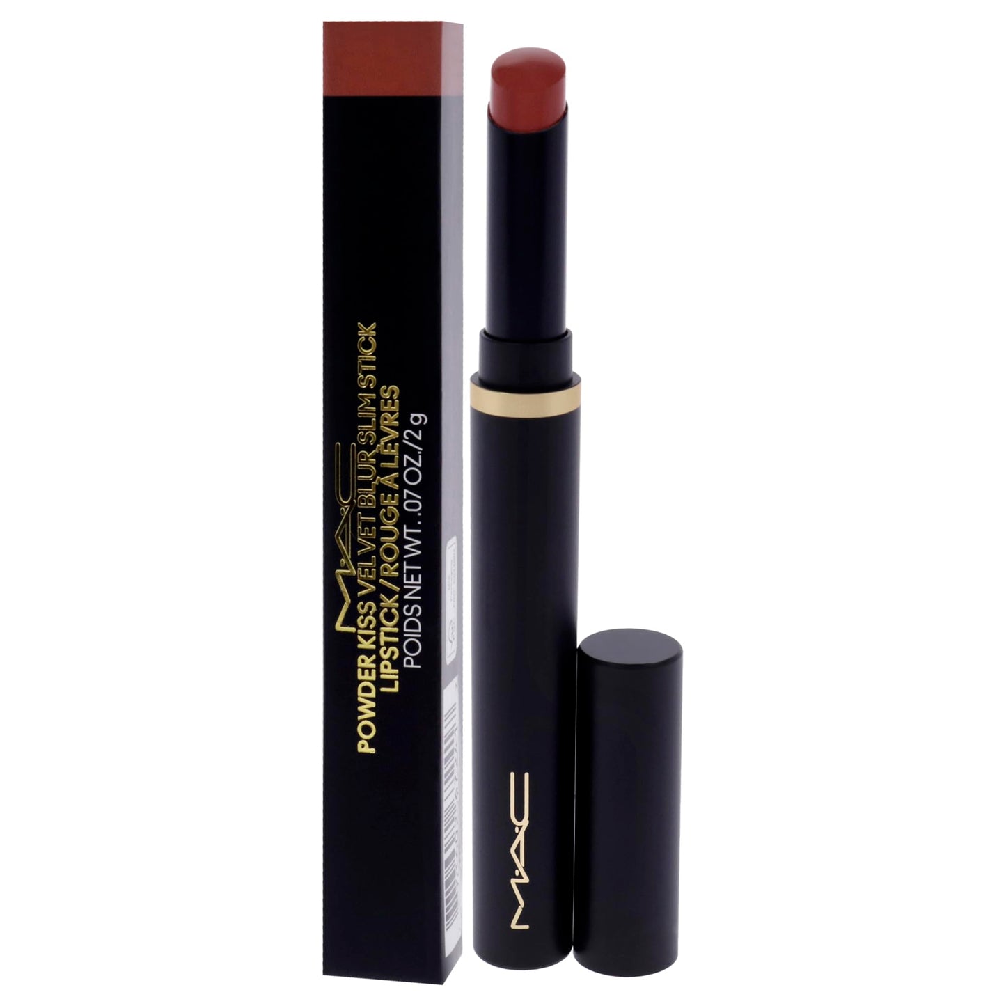 Powder Kiss Velvet Blur Slim Stick - 891 Mull It Over by MAC for Women - 0.07 oz Lipstick Beauty & Personal Care MAC