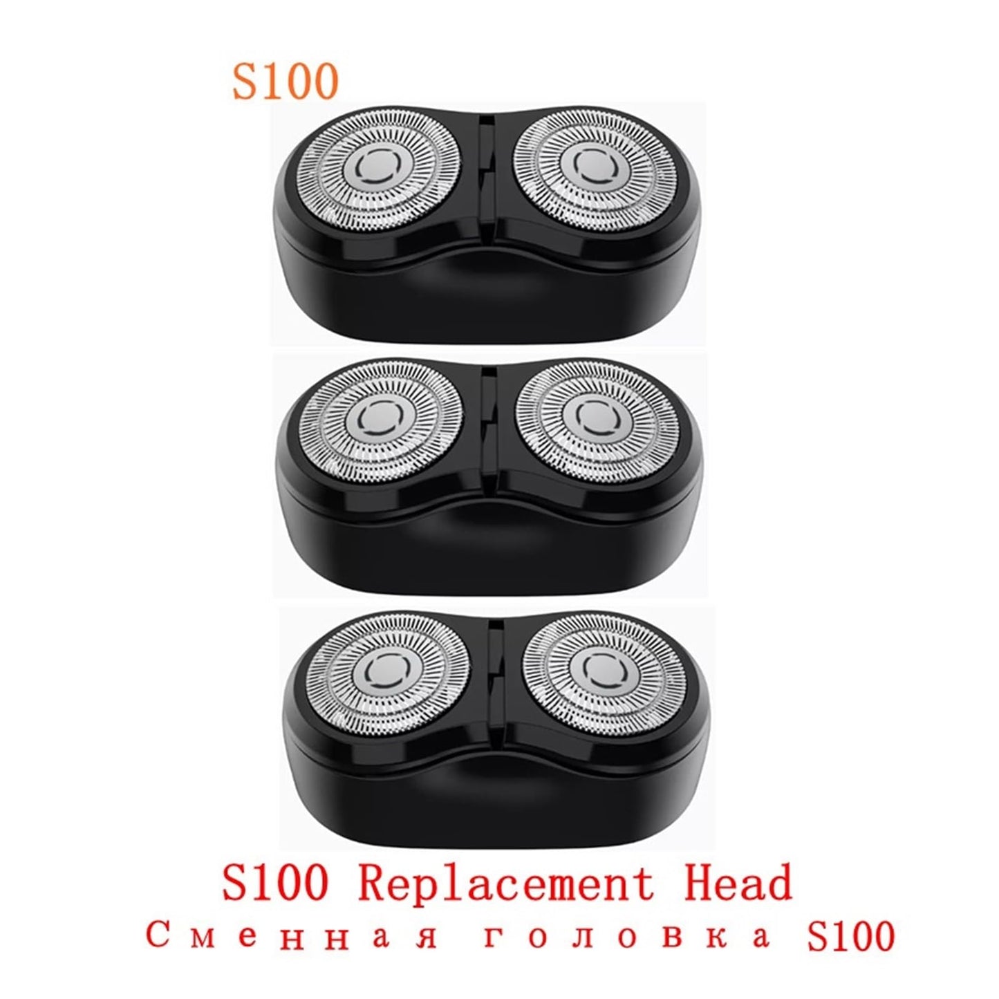 KMRLDGUQ Electric Shaver Head Replace Shaver?Compatible for Xiaomi Mijia?Electric Shaver S100 ??????? ??????? ?????? 2 Floating Head Head(5pcs) Beauty and Personal Care KMRLDGUQ