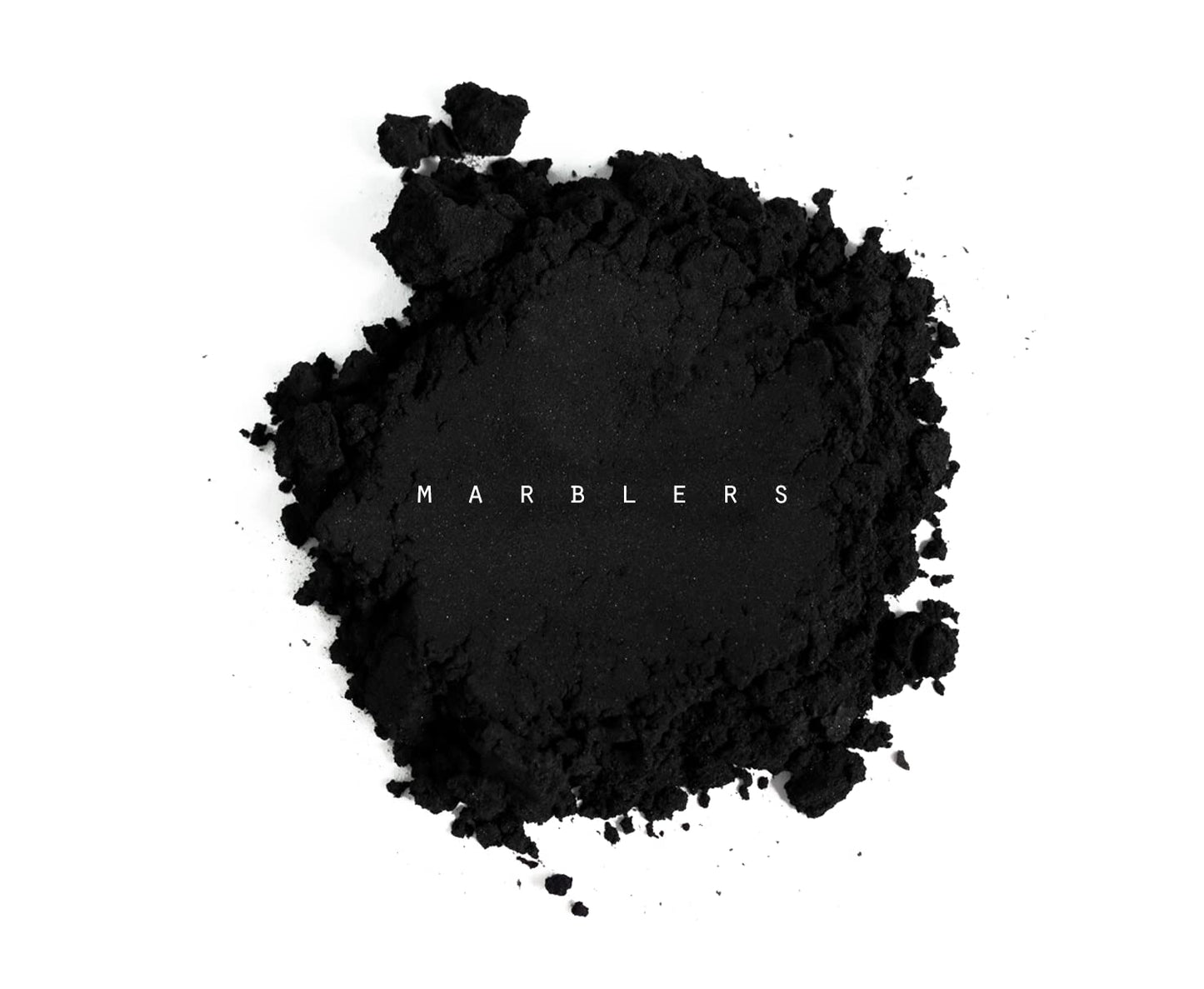 MARBLERS Fine Synthetic Mica Powder [Jet Black] 0.11oz (3g) | Highly Pigmented | Non-Toxic, Vegan, Cruelty-Free | Lip Gloss, Lipstick, Bath Bomb, Nail Beauty & Personal Care MARBLERS